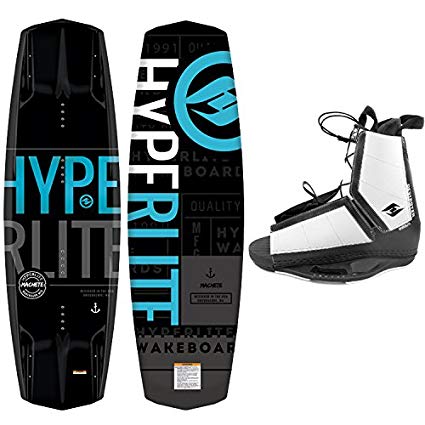 New 2018 Hyperlite Wakeboard Machete with Destroyer Wakeboard Bindings Fits Most Shoe Sizes
