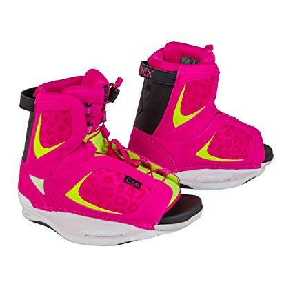 Ronix Luxe Wakeboard Boots Flamingo Highlighter Womens