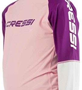 Cressi YOUNG LONG SLEEVE RASH GUARD, Boys Girls Rash Guard for Swimming, Surfing, Diving Quality Since 1946 Review