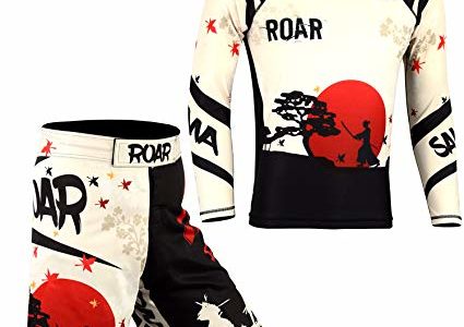 ROAR MMA Rash Guard & BJJ Grappling Shorts UFC Cross Training Gear No Gi Gym Wear Review